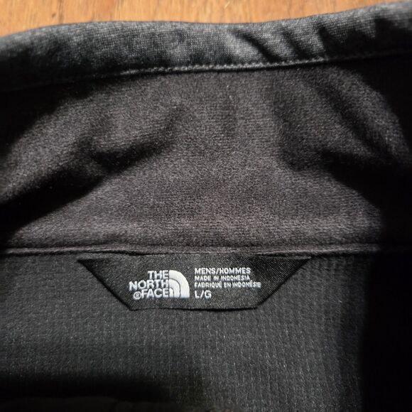 THE NORTH FACE RIDGEWALL Mens Large Gray Windwall Full Zip Pocket Softshell Vest - Picture 4 of 9
